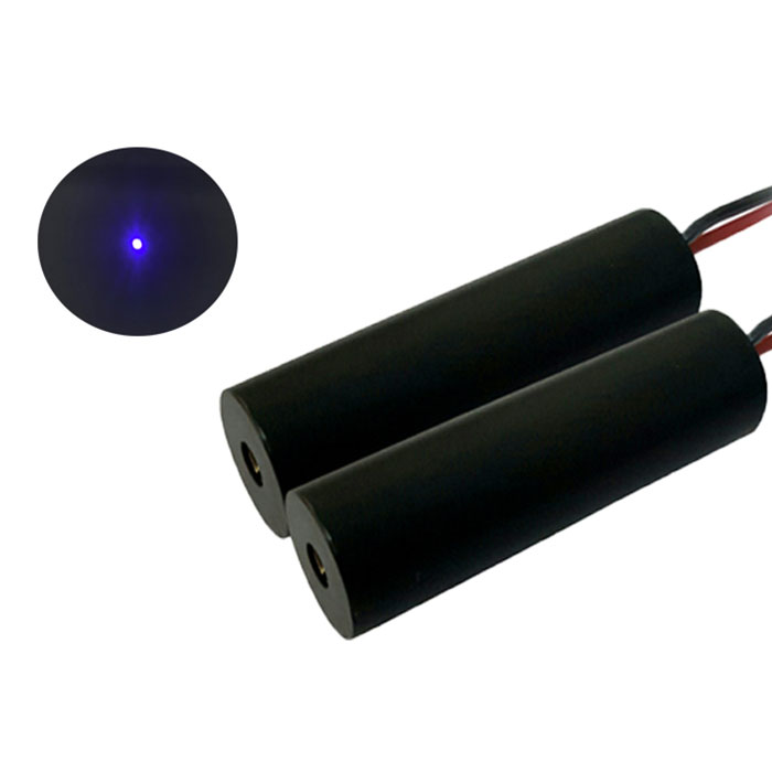 Blue Violet 다이오드 레이저 405nm 500mW 레이저 모듈 Dot Focus Adjustable Φ20*60mm